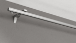 Wandschiene Modell 410 in Alu ohne Vorhang