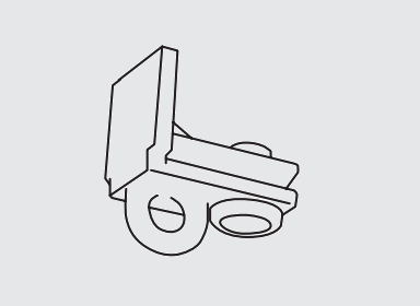 Enddeckel Deckenschiene Modell 450