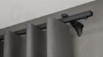 Wandschiene 1 läufig Eckig 450 (für Schnellmontage)