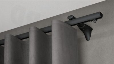 Wandschiene 1 läufig Eckig 450 (für Schnellmontage)