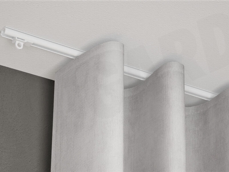 Gardinenschiene Modell 800 mit Vorhang