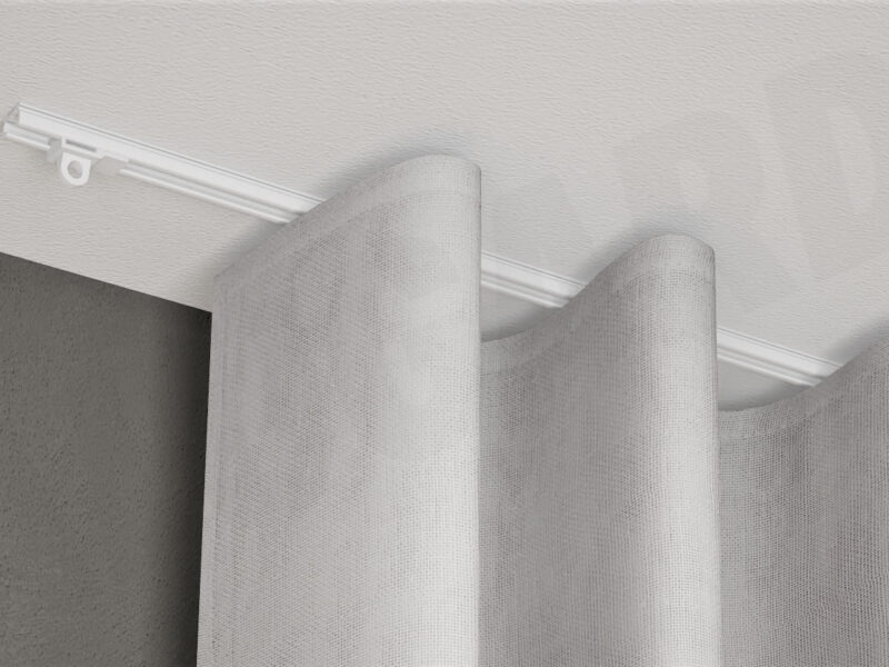Gardinenschiene Modell 810 mit Vorhang