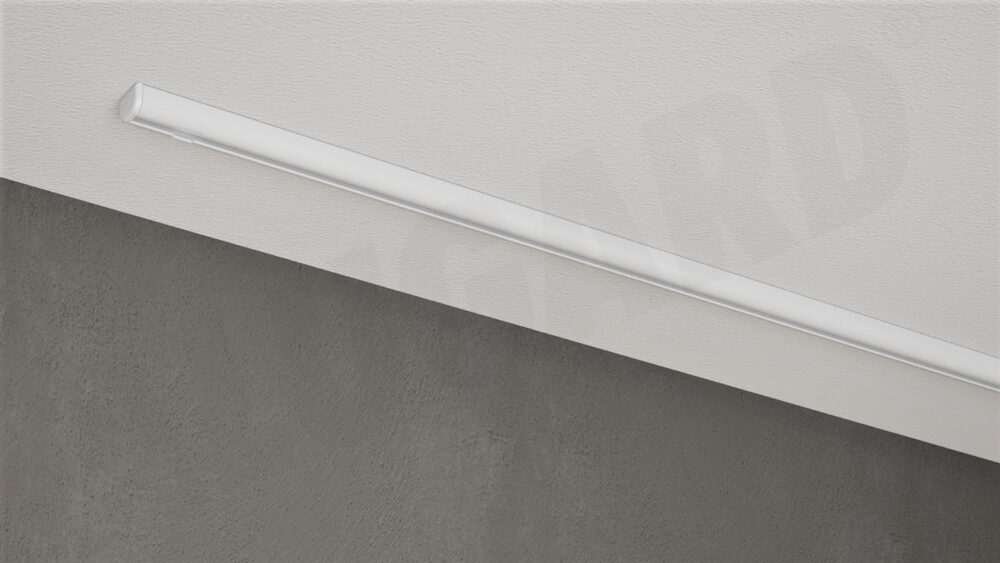 Gardinenschiene Modell 887 weiß ohne Vorhang