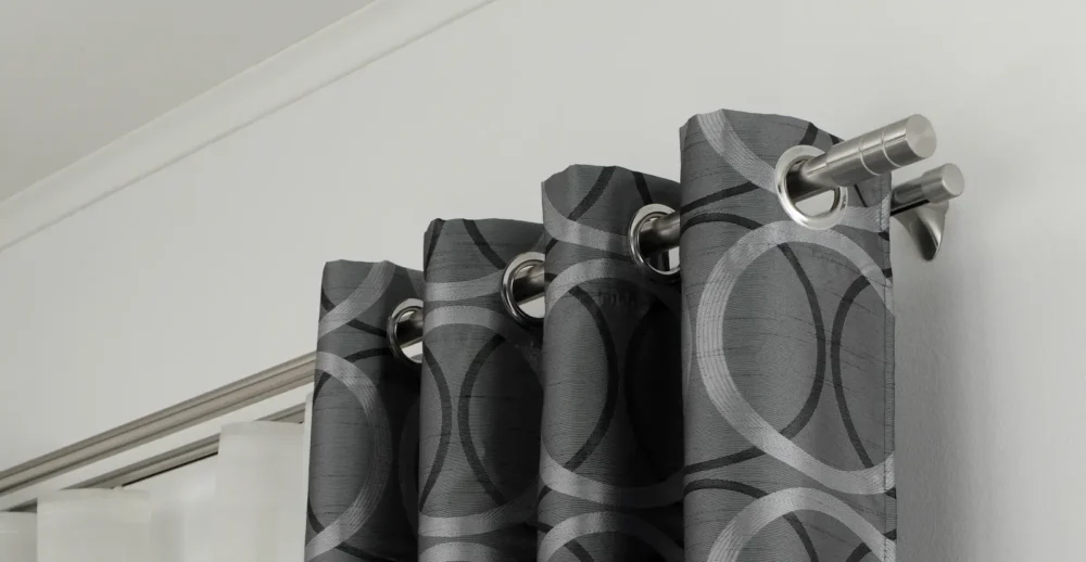 Gardinenstange 1-läufig Deckenmontage – Bild 2