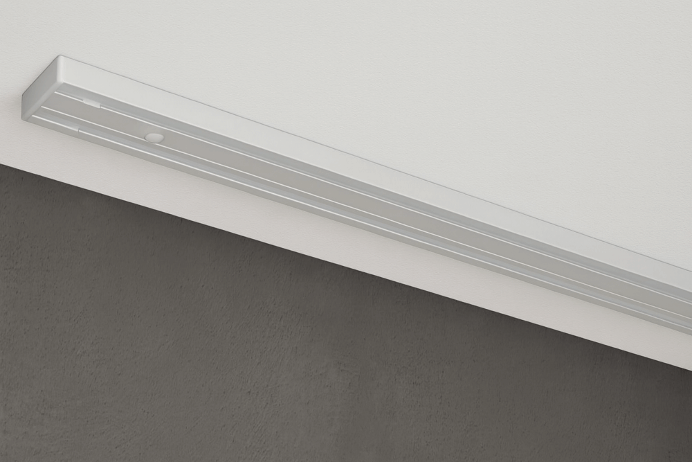 Gardinenschiene Modell 880 Alufarben ohne Vorhang