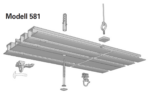 Deckenschiene Modell 581 Gesamt