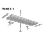 Deckenschiene Modell 874 Gesamt