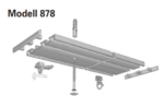Deckenschiene Modell 878 Gesamt