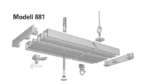 Deckenschiene Modell 881 Gesamt