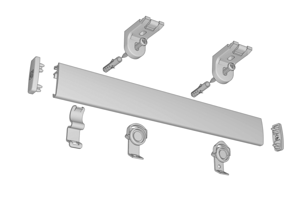 Wandschiene 750 Gesamt