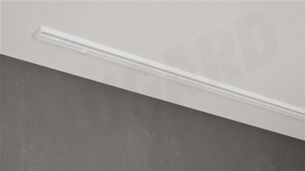 Deckenschiene 876 weiß ohne Vorhang Deckenschiene 876 weiß ohne Vorhang